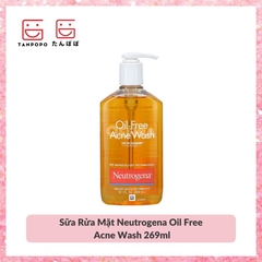 Sữa Rửa Mặt Neutrogena Oil Free Acne Wash 269ml