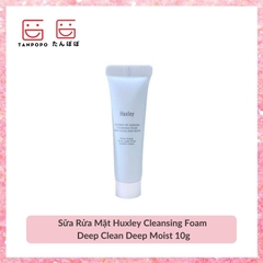 Sữa Rửa Mặt Huxley Cleansing Foam Deep Clean Deep Moist 10g