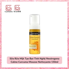 Sữa Rửa Mặt Tạo Bọt Tinh Nghệ Neutrogena Calme Curcuma Mousse Nettoyante 150ml