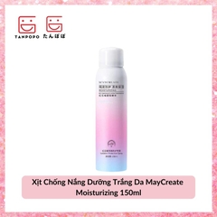 Xịt Chống Nắng Dưỡng Trắng Da MayCreate Moisturizing 150ml