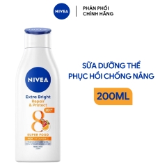 Sữa Dưỡng Thể Nivea Giúp Phục Hồi & Chống Nắng Extra Bright Repair & Protect SPF30 (Vàng)