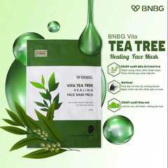 Mặt Nạ Giấy Tràm Trà Giảm Mụn BNBG Vita Teatree Healing Face