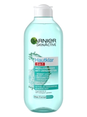 Tẩy trang Garnier Skin Active Hautklar 3 in 1 400ml (da dầu mụn)