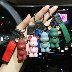 Móc Khóa Gấu Dây Da E999