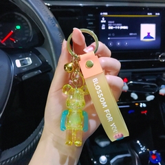 Móc Khóa Gấu BearBrick Thủy Tinh