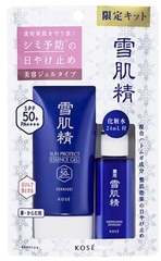 Set KCN Kose White UV Gel SPF50+ (tặng nước hoa hồng)