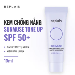 Kem Chống Nắng Beplain Sunmuse Tone Up & Correcting Matte Sunscreen SPF50+ (Tím Nhạt)