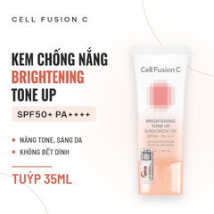 Kem Chống Nắng Cell Fusion C Brightening Tone Up Sunscreen 100 SPF50+ (Cam) - 35ml