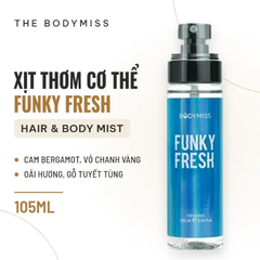 Xịt Thơm Cơ Thể The Bodymiss Hair & Body Mist 105ml