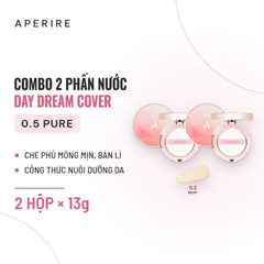 Phấn Nước Aperire Day Dream Cover 13g - Combo 2 0.5 Pure