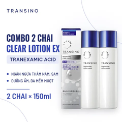 Nước Hoa Hồng Trị Nám, Dưỡng Trắng Transino Brightening Clear Lotion EX 150ml - Combo 2 Chai