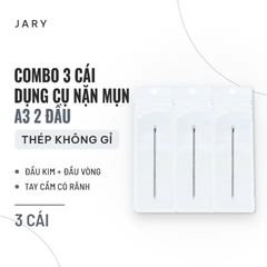 Dụng Cụ Nặn Mụn 2 Đầu Jary Acne Removal Tool A3 - Combo 3 Cái