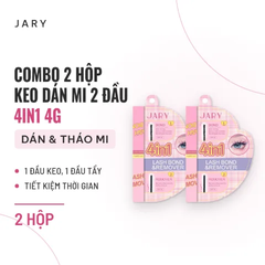 Keo Dán Mi Jary 2 Đầu 4in1 Lash Bond & Remover 4g - Combo 2 Hộp