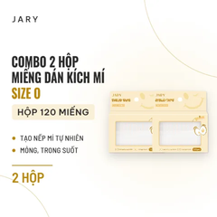 Miếng Dán Kích Mí Tàng Hình Jary Eyelid Tape 120 Miếng - Combo 2 Size O