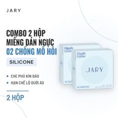 Miếng Dán Ngực Silicone Jary Nipple Covers - Combo 2 02 With Hole (Chống Mồ Hôi)