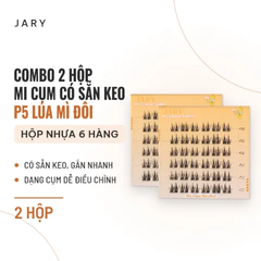 Mi Giả Cụm Tự Nhiên Jary Pro Cluster Lashes (6 Hàng) (Có Sẵn Keo) - Combo 2 P5