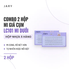 Mi Giả Cụm Tự Nhiên Jary Cluster Lashes (5 Hàng) (Không Có Keo) - Combo 2 LC101 (Mi Dưới)