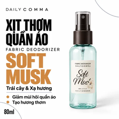 Xịt Thơm Quần Áo Daily Comma Fabric Deodorizer 80ml