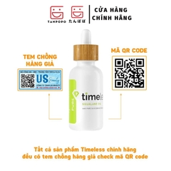 Serum Phục Hồi Da Timeless Squalane Oil Pure 100% 30ml