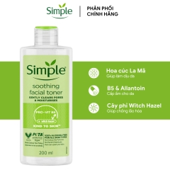 Nước Hoa Hồng Simple Soothing Facial