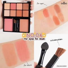 Bảng Phấn Mắt Và Má Hồng Odbo For Eyes For Blush ODS01