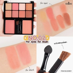 Bảng Phấn Mắt Và Má Hồng Odbo For Eyes For Blush ODS01