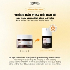 Kem Dưỡng Trắng Da Mờ Thâm Neogen Dermalogy Real Vita C Cream 50ml