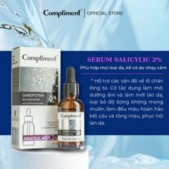 Tinh Chất Kiềm Dầu, Hỗ Trợ Giảm Mụn Cô Đặc Compliment Salicylic Acid 2% 27ml
