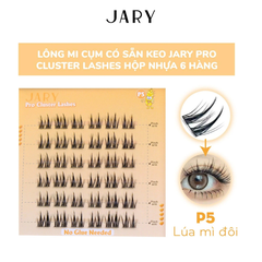 Mi Giả Cụm Tự Nhiên Jary Pro Cluster Lashes (6 Hàng) (Có Sẵn Keo)