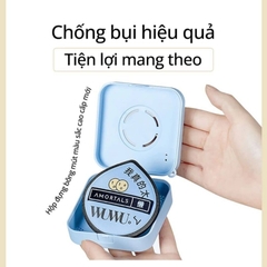 Set 2 Mút Trang Điểm Đánh Nền Bông Phấn Mềm Mịn Cao Cấp Amortals (Kèm Hộp Đựng)