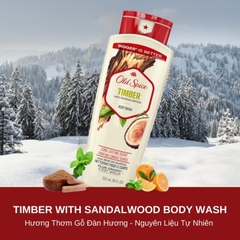Sữa Tắm Nam Old Spice High Endurance Timber With Sandalwood 532ml (Nhập Khẩu Mỹ)