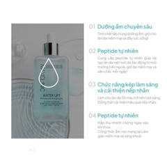 Serum Dưỡng Ẩm Chuyên Sâu, Tái Tạo Da, Cải Thiện Đàn Hồi Và Chống Lão Hoá Maxclinic Water Lift Moisture Ampoule 100ml