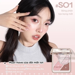 Bảng Phấn Mắt Đa Năng 5 Ô Judydoll Multi 5-Color Palette 4,5g - S01