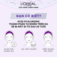Sữa Rửa Mặt L’Oreal Paris Cấp Ẩm Và Căng Mịn Da Revitalift Hyaluronic Acid Hydrating Gel-Cleanser 100ml