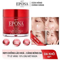 Kem Dưỡng Epona Dầu Ngựa Sáng Da, Ngừa Lão Hóa All-In-One Total Skin Care Intensive 50ml