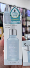 Combo Tinh Chất & Kem Dưỡng 9Wishes Hydra Ampule Serum 30ml & Hydra Ampule Cream 50ml