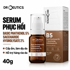 Tinh Chất DrCeutics Phục Hồi Da Basic Panthenol 5% + Saccharide Hydrolysate 2% Restoring 40g