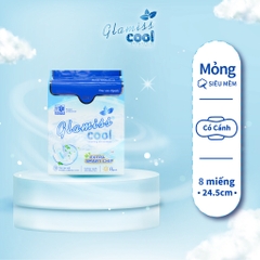 Băng Vệ Sinh Doctor Care Thảo Dược Glamiss Cool Extra Smart Chip 8 Miếng (Ban Ngày)