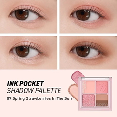 Bảng Phấn Mắt 4 Ô Peripera Ink Pocket Shadow Palette (Mẫu Mới)