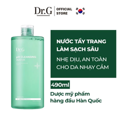 Nước Tẩy Trang Dr.G Dịu Nhẹ pH Cleansing Water 490ml