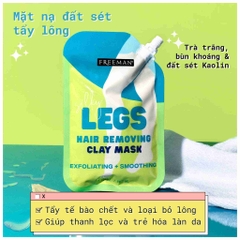 Mặt Nạ Đất Sét Tẩy Lông Freeman Silky Legs Hair Removing Clay Mask 88.7ml