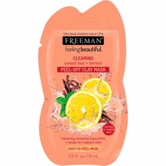 Mặt Nạ Lột Freeman Clear Sweet Tea + Lemon Peel Off Clay Mask