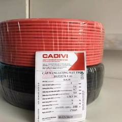 Dây DC 1x4mm2 1500V Cadivi