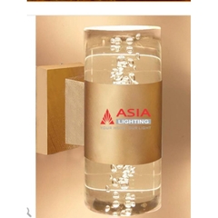 Đèn tường 2 đầu giọt nước 12W đổi màu, thân màu đồng Asia lighting (DTU-GN-03)