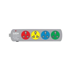 Ổ cắm Lioa kéo dài đa năng 3300W, 15A, 3m, có bảo vệ bằng CB, có dây tiếp địa (4DN3.3.15)
