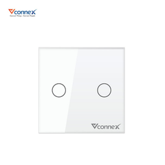 Công tắc thông minh vuông Vconnex - 2 nút