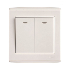 Bộ công tắc đôi 2 chiều V4.0 Uten (V4.0GK22)