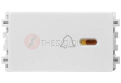 Nút nhấn chuông size S Zencelo A màu trắng Schneider (8431SBP_WE_G19)