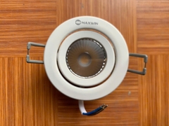 Đèn LED downlight rọi (Led Spotlight) phi 70, 6W Maxwin (ánh sáng trắng/vàng)