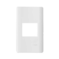 Mặt 1 thiết bị size M Zencelo A màu trắng Schneider (A8401M_WE_G19)